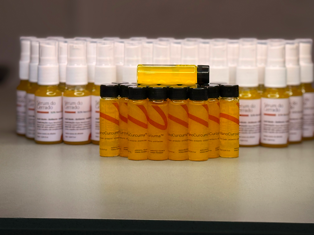 Amostras de NanoCurcuma